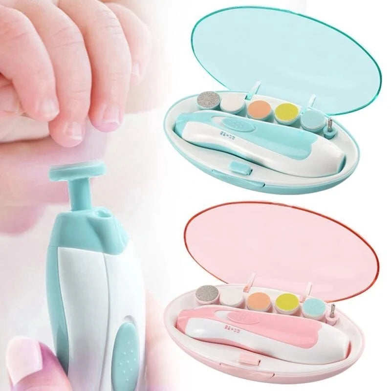 BabyTrim™ - Coupe-Ongles Électrique Multifonctionnel pour Bébé, Ensemble de Manucure Sécurisé pour Nourrissons - Bébé Ange