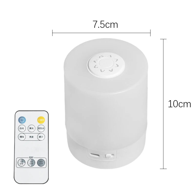 Veilleuse tactile Douceur avec télécommande