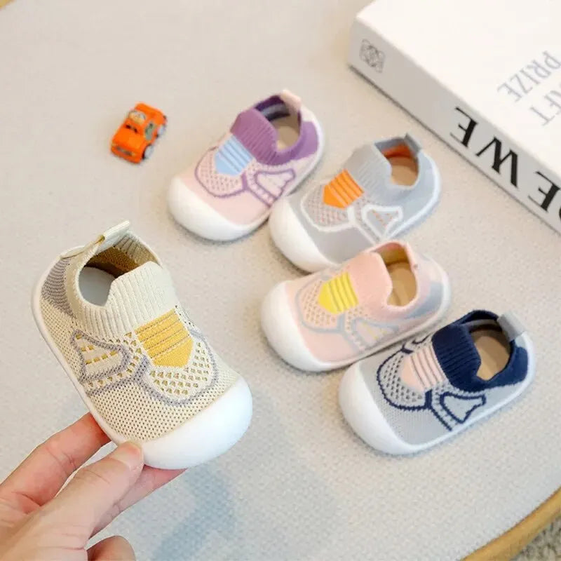 BabyStride™ - Chaussures de Marche Antidérapantes à Semelle Souple pour Bébé - Bébé Ange