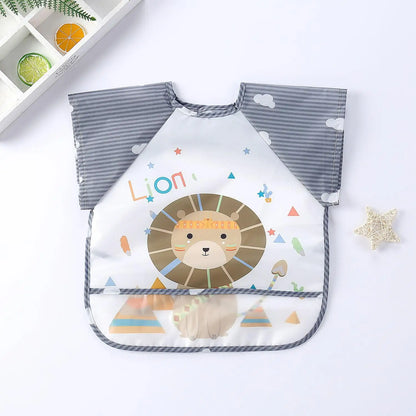 BabyShield - Bavoir Imperméable à Manches Longues pour Bébé, Motif Dessin Animé - Bébé Ange