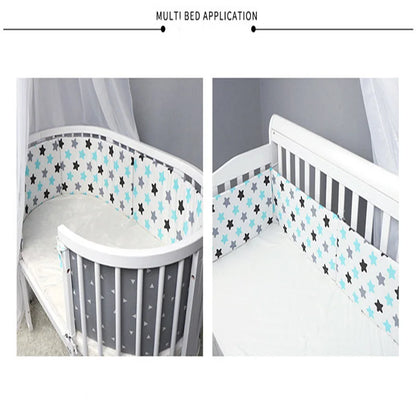 CozyNest™ - Tour de Lit en Coton Doux pour Bébé, Protection Sûre et Confortable - Bébé Ange