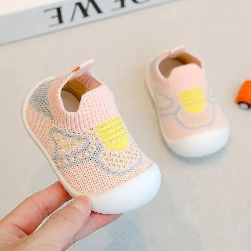 BabyStride™ - Chaussures de Marche Antidérapantes à Semelle Souple pour Bébé - Bébé Ange