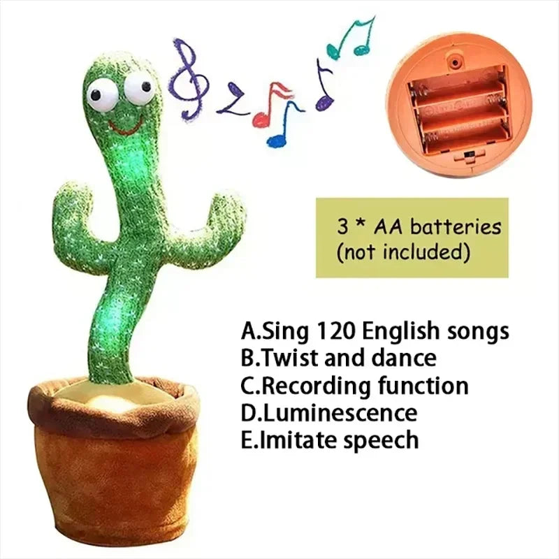 CactusGroove™ - Cactus Dansant et Parlant - Bébé Ange