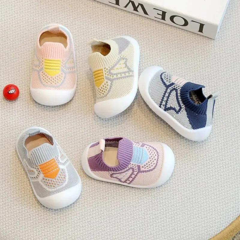 BabyStride™ - Chaussures de Marche Antidérapantes à Semelle Souple pour Bébé - Bébé Ange