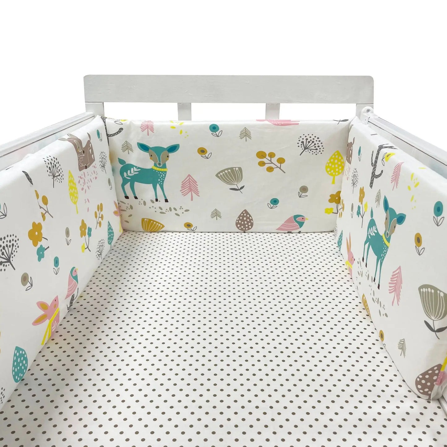 CozyNest™ - Tour de Lit en Coton Doux pour Bébé, Protection Sûre et Confortable - Bébé Ange