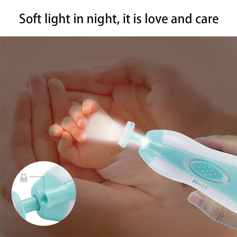 BabyTrim™ - Coupe-Ongles Électrique Multifonctionnel pour Bébé, Ensemble de Manucure Sécurisé pour Nourrissons - Bébé Ange