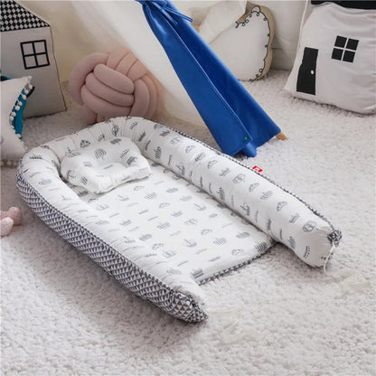 BébéNest™ - Lit Nid Portable pour Nouveau-né - Bébé Ange