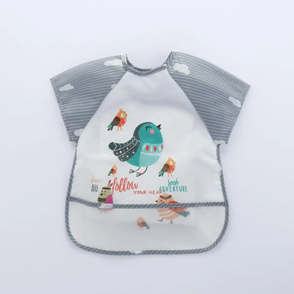 BabyShield - Bavoir Imperméable à Manches Longues pour Bébé, Motif Dessin Animé - Bébé Ange