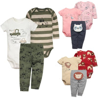 BabyComfort - Ensemble de vêtements pour nouveau-né de 0 à 24 mois, 3 pièces (Pantalon+deux Bodies) - Bébé Ange