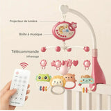 BabyDream™ - Mobile Musical avec Lumières 0-12 mois Mobile musical avec projection pour berceau Bébé Ange 