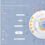BabyDream™ - Mobile Musical avec Lumières 0-12 mois Mobile musical avec projection pour berceau Bébé Ange 