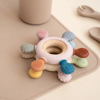 BabyRudder™ - Anneau de Dentition en Silicone et Bois Sans BPA - Bébé Ange