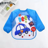 BabyShield - Bavoir Imperméable à Manches Longues pour Bébé, Motif Dessin Animé - Bébé Ange