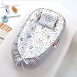 BébéNidou™ – Nid de Couchage Ergonomique Accessoires de Sommeil pour Bébé Bébé Ange Hibou Gris 