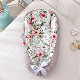 BébéNidou™ – Nid de Couchage Ergonomique Accessoires de Sommeil pour Bébé Bébé Ange Fleurs 
