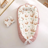 BébéNidou™ – Nid de Couchage Ergonomique Accessoires de Sommeil pour Bébé Bébé Ange Biche 