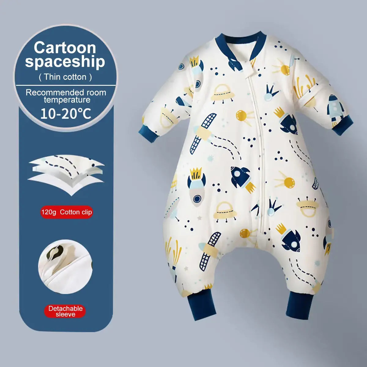 BabyDream - Gigoteuse à Motifs Animaux en Coton Peigné pour Bébé (0-4 ans) - Bébé Ange