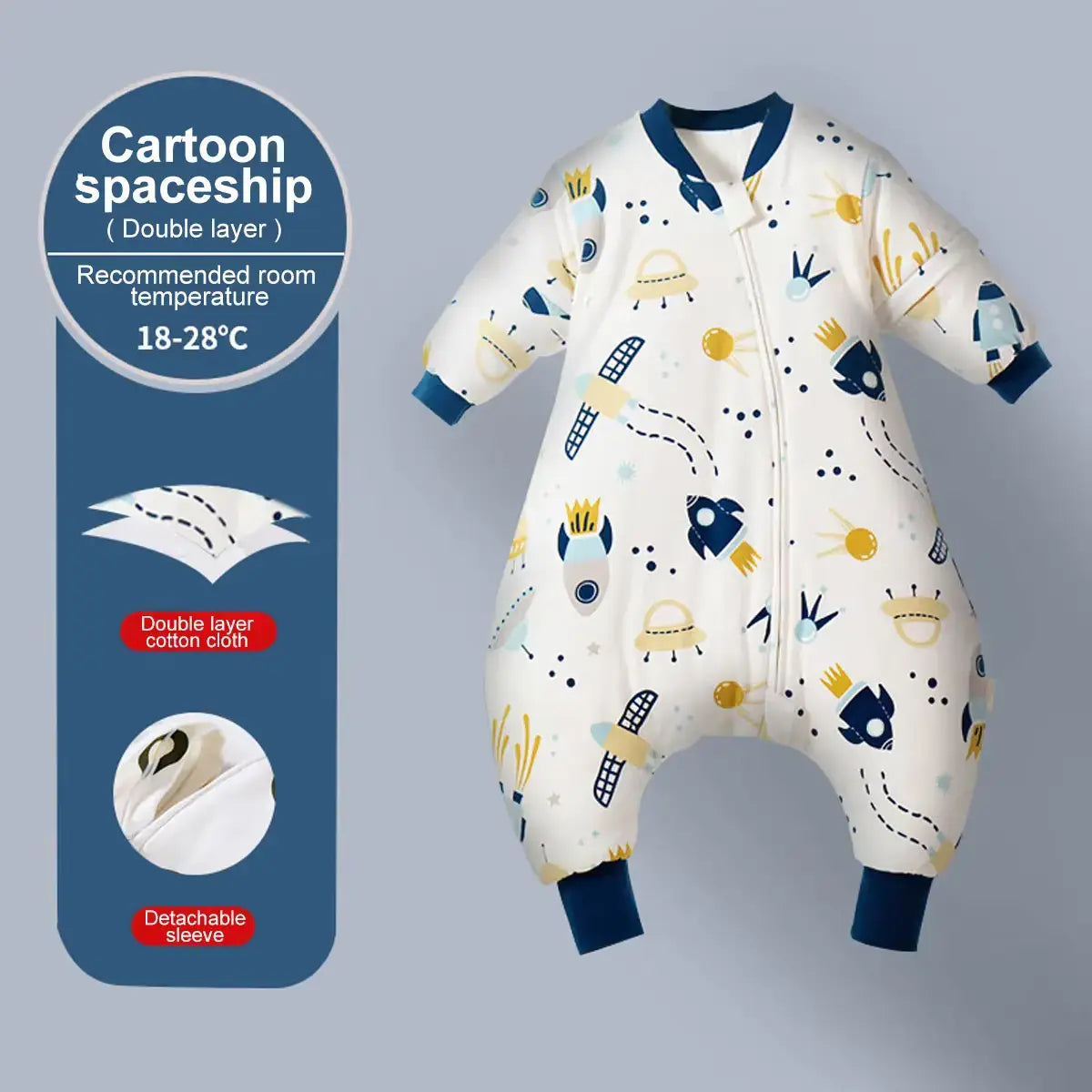 BabyDream - Gigoteuse à Motifs Animaux en Coton Peigné pour Bébé (0-4 ans) - Bébé Ange