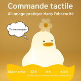 CuteDuck™ – Veilleuse en silicone LED USB rechargeable Veilleuse bébé & chambre enfant Bébé Ange 