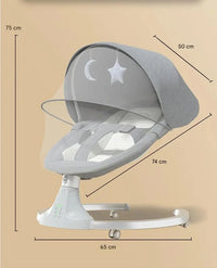 DodoZen™-Balancelle Bébé Motorisée 5 Vitesses avec Bluetooth Balancelle électrique pour bébé Bébé Ange 