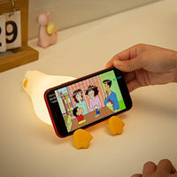 FluffyQuack™ – Veilleuse Canard LED Rechargeable Veilleuse enfant / Lampe de nuit Bébé Ange 