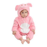 FluffyZoo - Barboteuse d'Hiver à Capuche pour Bébé