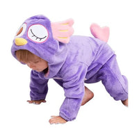 FluffyZoo - Barboteuse d'Hiver à Capuche pour Bébé