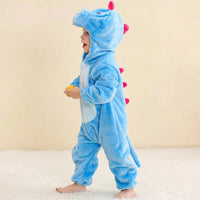 FluffyZoo - Barboteuse d'Hiver à Capuche pour Bébé avec Motifs Animaux (0-3 Ans) - Bébé Ange