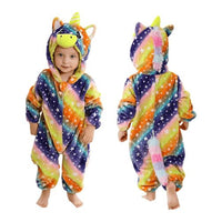 FluffyZoo - Barboteuse d'Hiver à Capuche pour Bébé