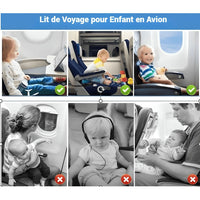 FlyRest - Lit de Voyage en Avion pour Enfant