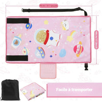 FlyRest - Lit de Voyage pour Enfant en Avion, Hamac Portable et Repose-Pieds - Bébé Ange