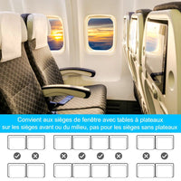 FlyRest - Lit de Voyage pour Enfant en Avion, Hamac Portable et Repose-Pieds - Bébé Ange