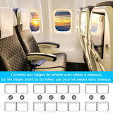 FlyRest - Lit de Voyage pour Enfant en Avion, Hamac Portable et Repose-Pieds - Bébé Ange