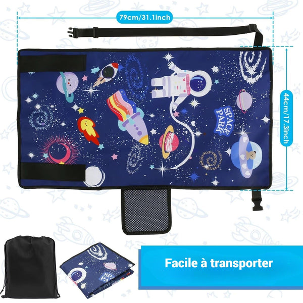 FlyRest - Lit de Voyage pour Enfant en Avion, Hamac Portable et Repose-Pieds - Bébé Ange