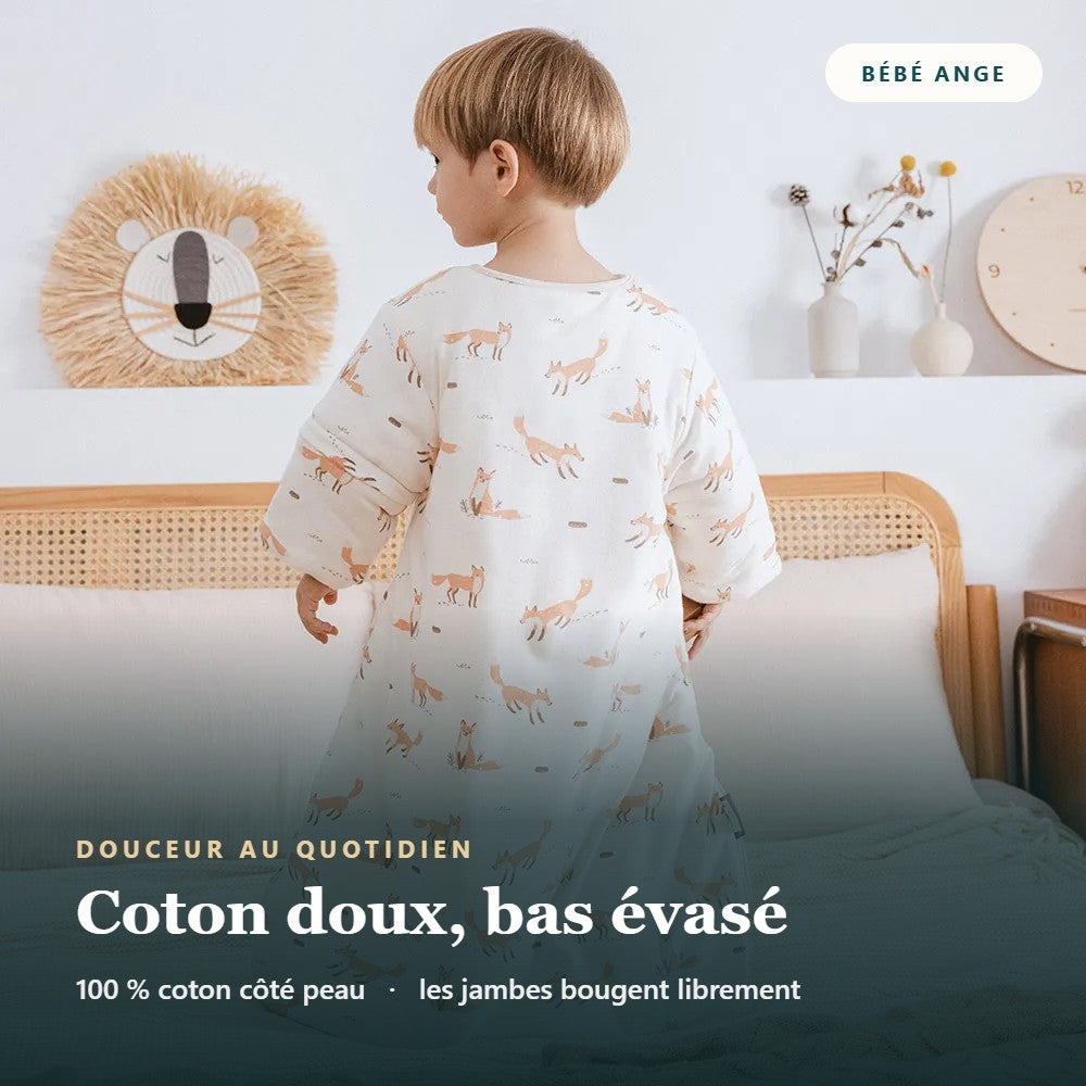 Gigoteuse bébé en coton doux, bas évasé - Bébé Ange