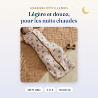 Gigoteuse d'été 0-12 mois Bébé Ange en coton léger