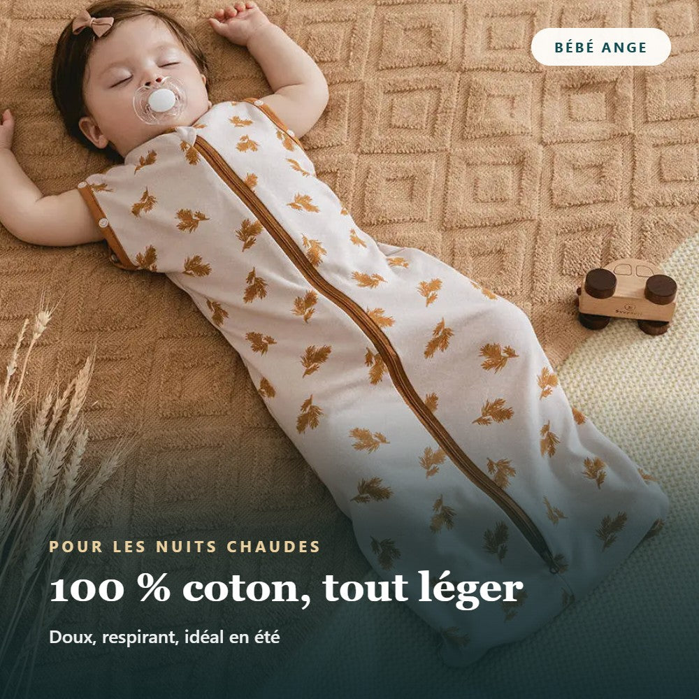 Gigoteuse d'été 100 % coton, légère - Bébé Ange