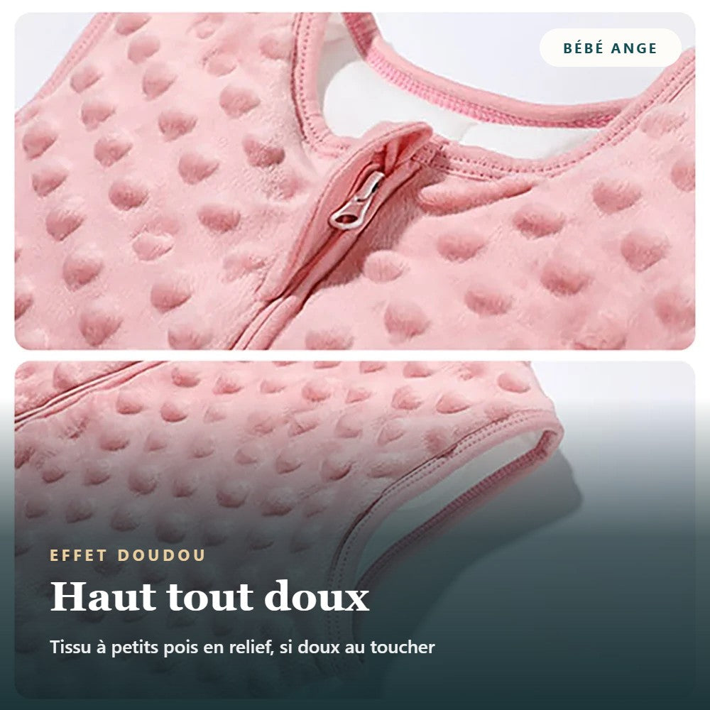 Gigoteuse mi-saison, haut tout doux effet doudou - Bébé Ange