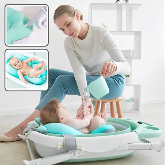 BainSoft™ - Coussin de Baignoire Pliable pour Bébé - Bébé Ange