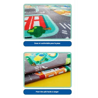 LightPlay - Tapis de Jeu LED pour Enfants, Antidérapant et Ultra Doux, Décor Moderne - Bébé Ange