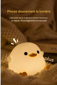 LumiCaneton™ – Veilleuse Bébé en Silicone Doux Veilleuse pour Bébé Bébé Ange 