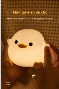 LumiCaneton™ – Veilleuse Bébé en Silicone Doux Veilleuse pour Bébé Bébé Ange 