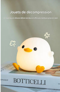 LumiCaneton™ – Veilleuse Bébé en Silicone Doux Veilleuse pour Bébé Bébé Ange 