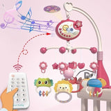 LumiMobile - Mobile Musical pour Bébé avec Lumières, Projection et Télécommande - Bébé Ange