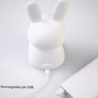 LumiRabbit™ - Veilleuse LED en Silicone Tactile Veilleuse LED tactile Bébé Ange 