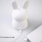 LumiRabbit™ - Veilleuse LED en Silicone Tactile Veilleuse LED tactile Bébé Ange 