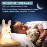 LumiRabbit™ - Veilleuse LED en Silicone Tactile Veilleuse LED tactile Bébé Ange 