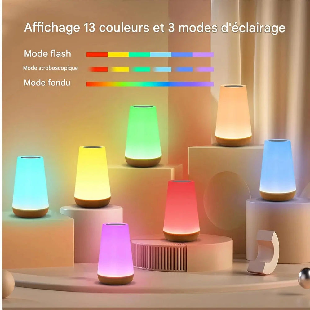 Veilleuse LED rechargeable 13 couleurs – Bébé Ange, photo 2