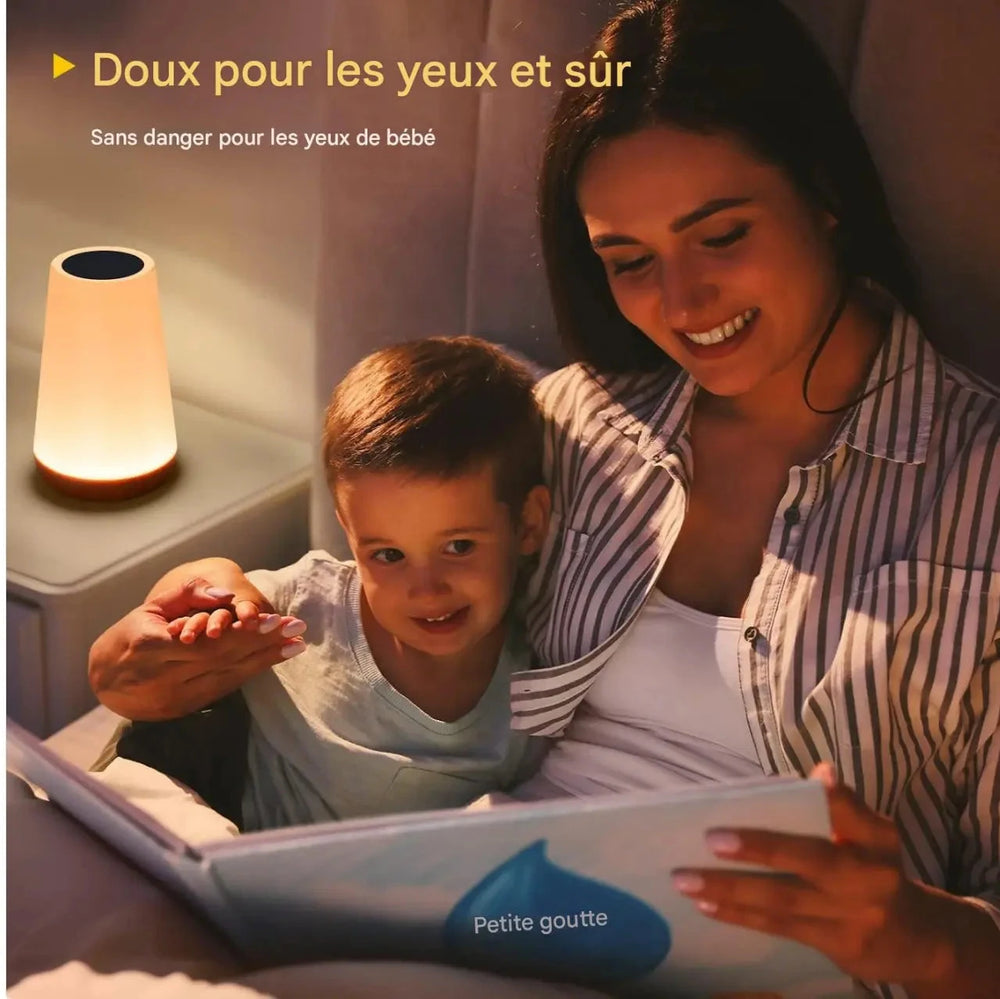 Veilleuse LED rechargeable 13 couleurs – Bébé Ange, photo 4