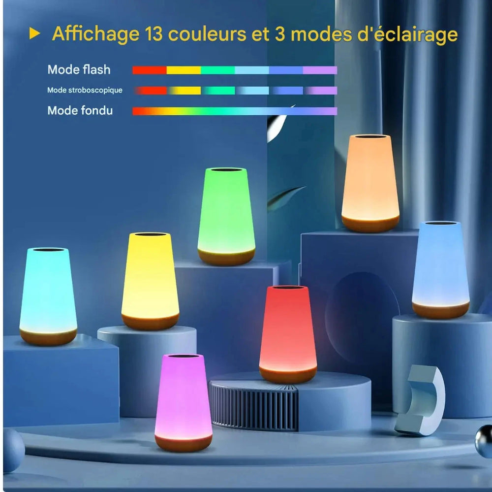Veilleuse LED rechargeable 13 couleurs – Bébé Ange, photo 7